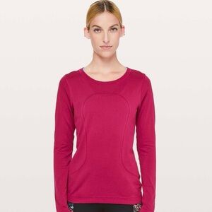 Lululemon Swiftly Tech Long Sleeve (Breeze) *Relaxed Fit
Ruby Red / Ruby Red
